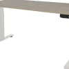 Schaffenburg Dextro Plus Zit-sta-bureau Rechthoekig Eiken T-Voet 1.400 (B) x 800 (D) x 645 (H) mm Melamine