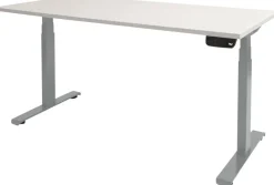 Schaffenburg Dextro Plus Zit-sta-bureau Rechthoekig T-Voet 1.400 (B) x 800 (D) x 645 (H) mm Melamine