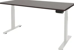 Schaffenburg Dextro Plus Zit-sta-bureau Rechthoekig Eiken T-Voet 1.200 (B) x 800 (D) x 645 (H) mm Melamine
