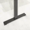 Schaffenburg Dextro Plus Zit-sta-bureau Rechthoekig Eiken T-Voet 1.600 (B) x 800 (D) x 645 (H) mm Melamine