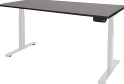 Schaffenburg Dextro Plus Zit-sta-bureau Rechthoekig Eiken T-Voet 1.800 (B) x 800 (D) x 645 (H) mm Melamine