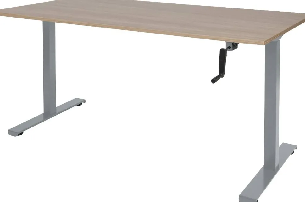 Schaffenburg Dextro Slinger Zit-sta-bureau Rechthoekig Kersen T-Voet 1.400 (B) x 800 (D) x 705 (H) mm Melamine