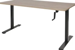 Schaffenburg Dextro Slinger Zit-sta-bureau Rechthoekig Kersen T-Voet 1.200 (B) x 800 (D) x 705 (H) mm Melamine