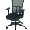 Schaffenburg Ergonomische stoel Synchroonmechanisme Mesh, stof In hoogte verstelbare armleuning In hoogte verstelbare zitting Zwart 120 kg 300 NEN