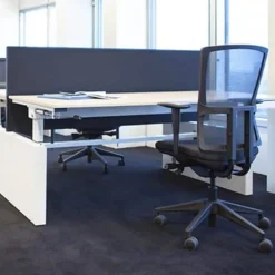 Schaffenburg Ergonomische stoel Synchroonmechanisme Mesh, stof In hoogte verstelbare armleuning In hoogte verstelbare zitting Zwart 120 kg 300 NEN