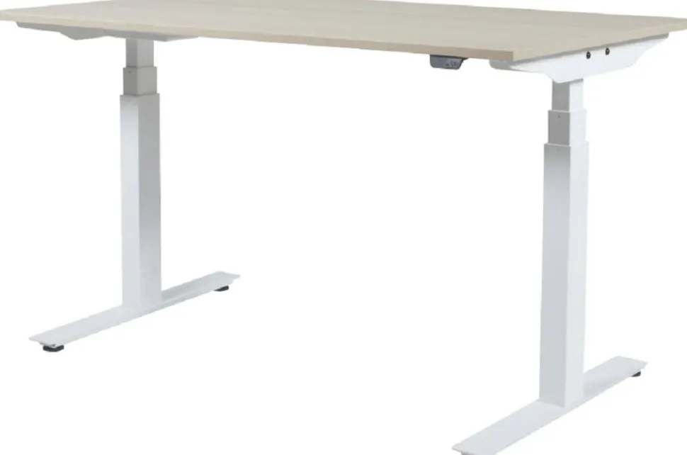 Schaffenburg Lectro Basic Zit-sta-bureau Eiken T-Voet 1.600 (B) x 800 (D) x 710 (H) mm Melamine