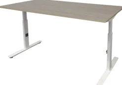 Schaffenburg Linesto Plus Bureau Rechthoekig Eiken T-Voet 1.400 (B) x 800 (D) x 655 (H) mm Melamine