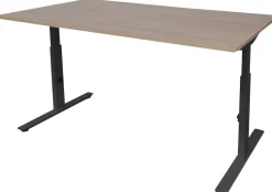 Schaffenburg Linesto Plus Bureau Rechthoekig Kersen T-Voet 1.600 (B) x 800 (D) x 655 (H) mm Melamine