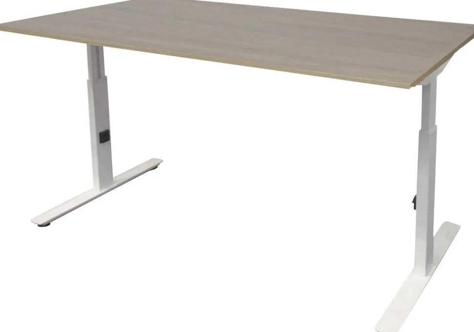 Schaffenburg Linesto Plus Bureau Rechthoekig Eiken T-Voet 1.600 (B) x 800 (D) x 655 (H) mm Melamine