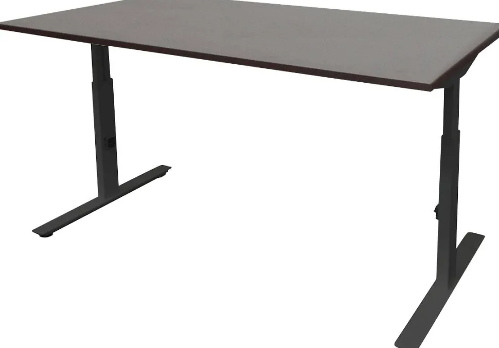 Schaffenburg Linesto Plus Bureau Rechthoekig Eiken T-Voet 1.600 (B) x 800 (D) x 655 (H) mm Melamine