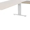 Schaffenburg Linesto Plus Bureau-uitbreiding Rechthoekig Eiken T-Voet 800 (B) x 600 (D) x 655 (H) mm Melamine