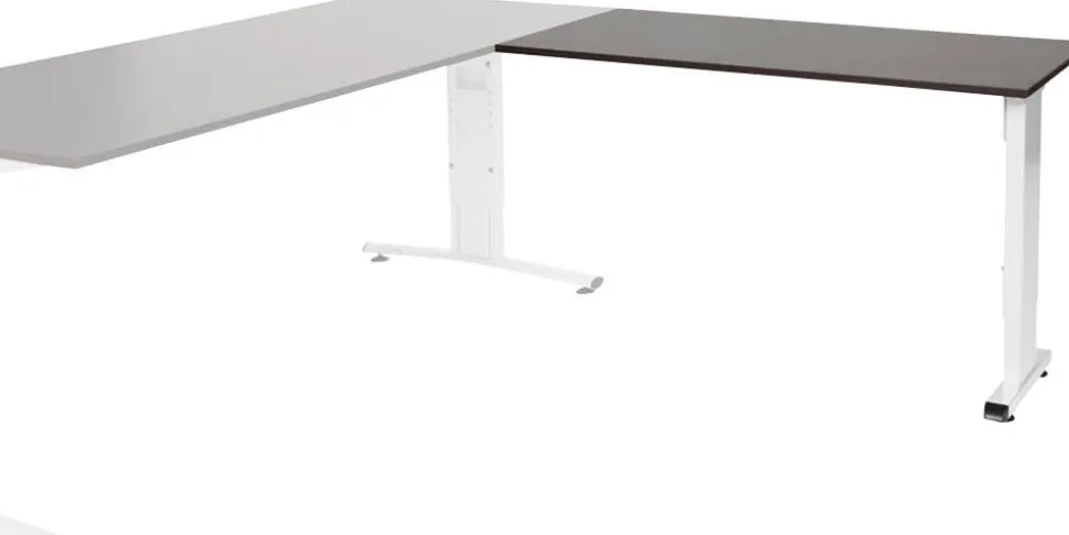 Schaffenburg Linesto Plus Bureau-uitbreiding Rechthoekig Eiken T-Voet 1.200 (B) x 600 (D) x 655 (H) mm Melamine