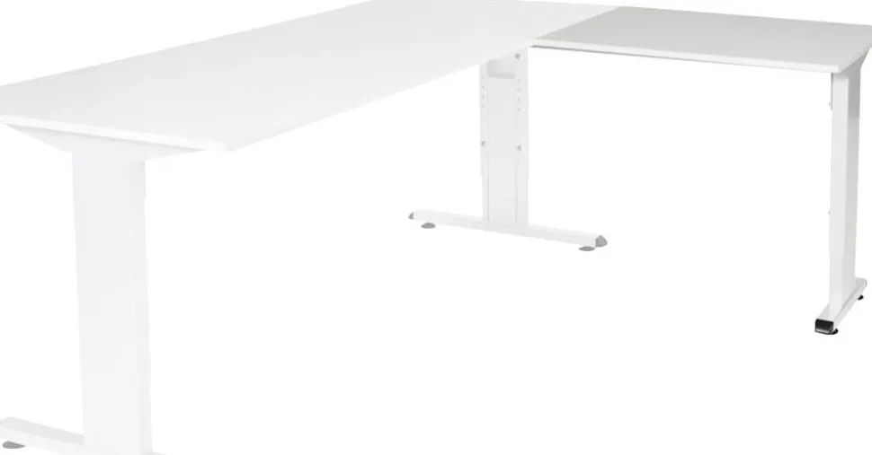 Schaffenburg Linesto Plus Bureau-uitbreiding Rechthoekig T-Voet 800 (B) x 600 (D) x 655 (H) mm Melamine