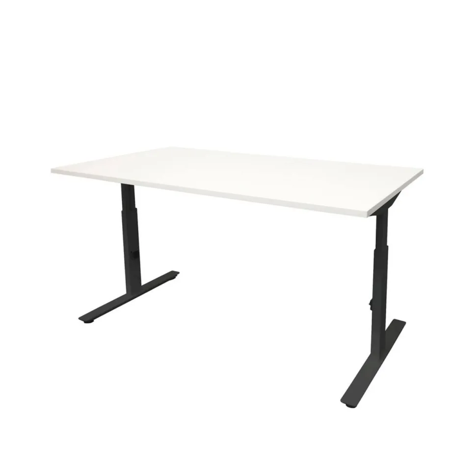 Schaffenburg Linesto Plus Bureau Rechthoekig T-Voet 1.200 (B) x 800 (D) x 655 (H) mm Melamine