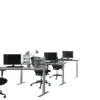 Schaffenburg Linesto Plus Bureau Rechthoekig Eiken T-Voet 1.200 (B) x 800 (D) x 655 (H) mm Melamine