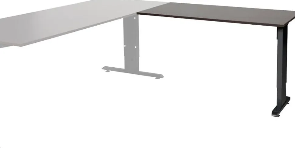 Schaffenburg Linesto Plus Bureau-uitbreiding Rechthoekig Eiken T-Voet 1.200 (B) x 600 (D) x 655 (H) mm Melamine
