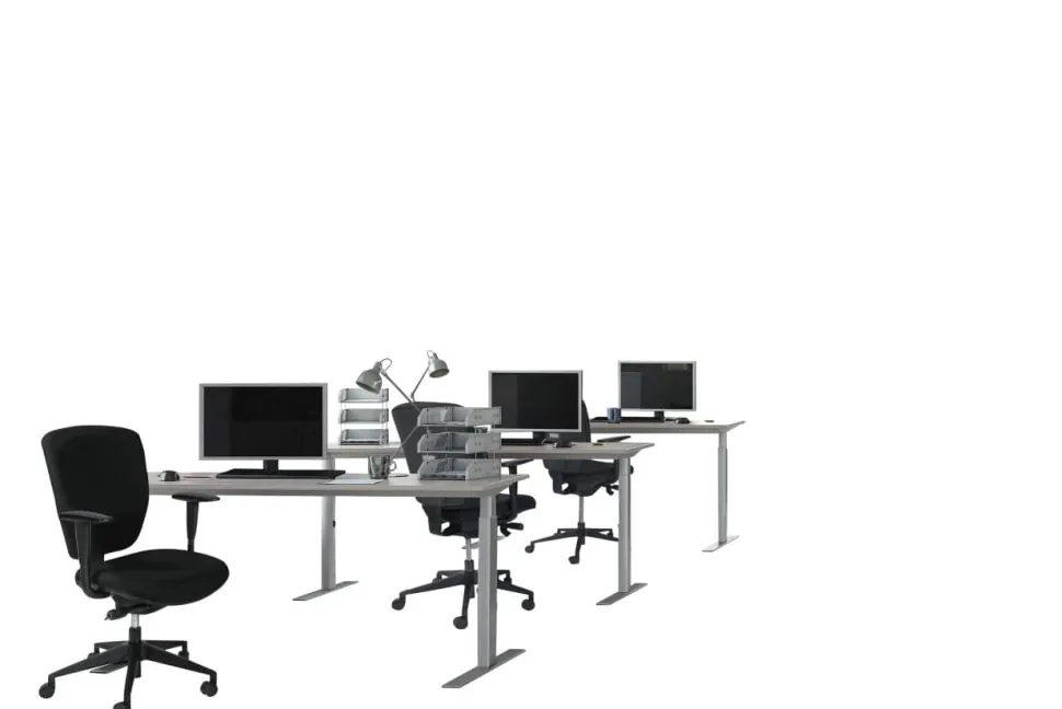 Schaffenburg Linesto Plus Bureau Rechthoekig Kersen T-Voet 1.400 (B) x 800 (D) x 655 (H) mm Melamine
