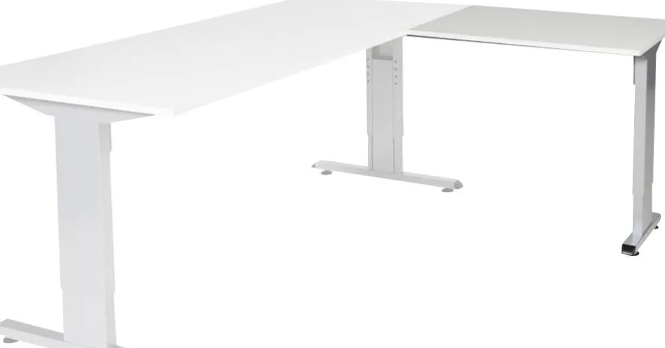 Schaffenburg Linesto Plus Bureau-uitbreiding Rechthoekig T-Voet 800 (B) x 600 (D) x 655 (H) mm Melamine
