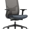 Schaffenburg 110-NL Ergonomische stoel Synchroonmechanisme Gaas, stof In hoogte verstelbare armleuning en zitting Grijs 130 kg 580 x 668 x 1044
