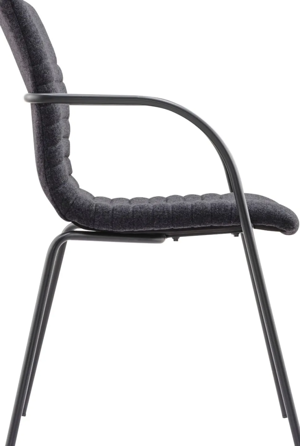 Schaffenburg Serie 140 Bürostuhl Stof Vaste armleuning Grijs 120 kg ATC4-140-GF-BB 550 x 643 x 852 mm