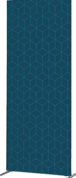 SHOWDOWN Deco Scheidingswand Aluminium Blauw 870 x 450 x 2.020 mm