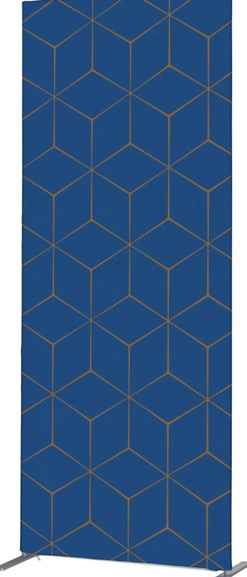 SHOWDOWN Deco Scheidingswand Aluminium Blauw 870 x 450 x 2.020 mm