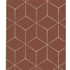 SHOWDOWN Deco Scheidingswand Aluminium Roest 870 x 450 x 2.020 mm