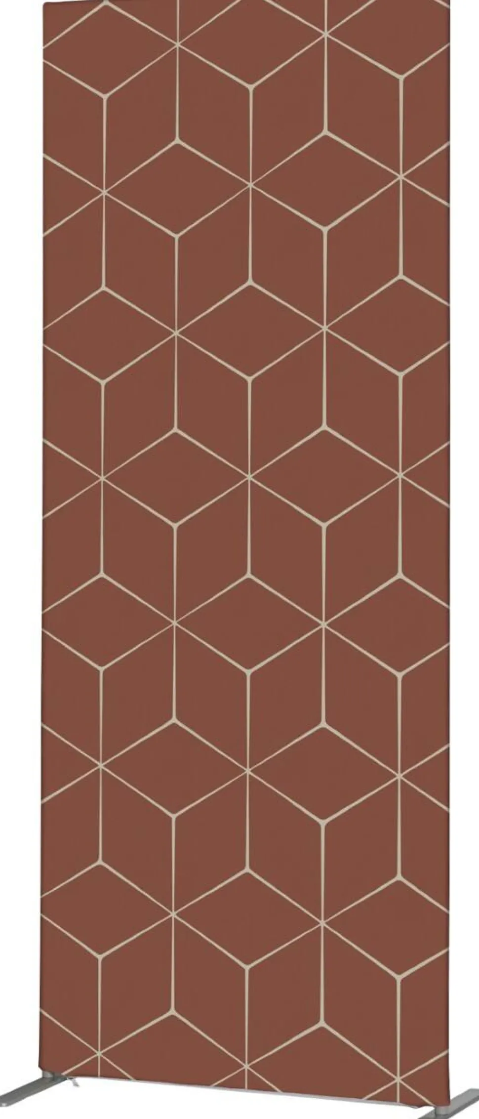SHOWDOWN Deco Scheidingswand Aluminium Roest 870 x 450 x 2.020 mm