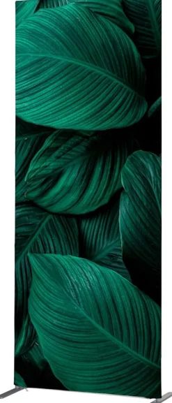 SHOWDOWN Deco Scheidingswand Aluminium Groen 1.020 x 450 x 2.020 mm