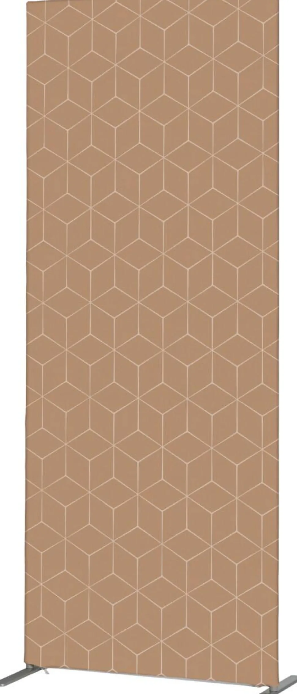 SHOWDOWN Deco Scheidingswand Aluminium Beige 870 x 450 x 2.020 mm