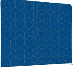 SHOWDOWN EU Scheidingswand Aluminium Blauw 1.984 x 450 x 1.502 mm