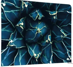 SHOWDOWN EU Scheidingswand Aluminium Blauw 1.984 x 450 x 1.502 mm