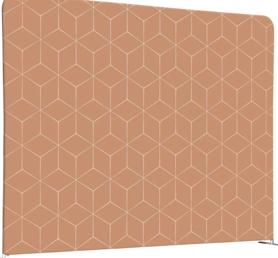 SHOWDOWN EU Scheidingswand Aluminium Beige 1,500 x 1,500 x 450 mm
