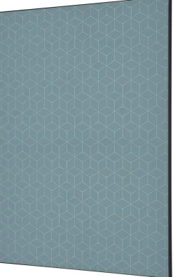 SHOWDOWN Hexagon Textielen Wanddecoratie Multikleur Aluminium