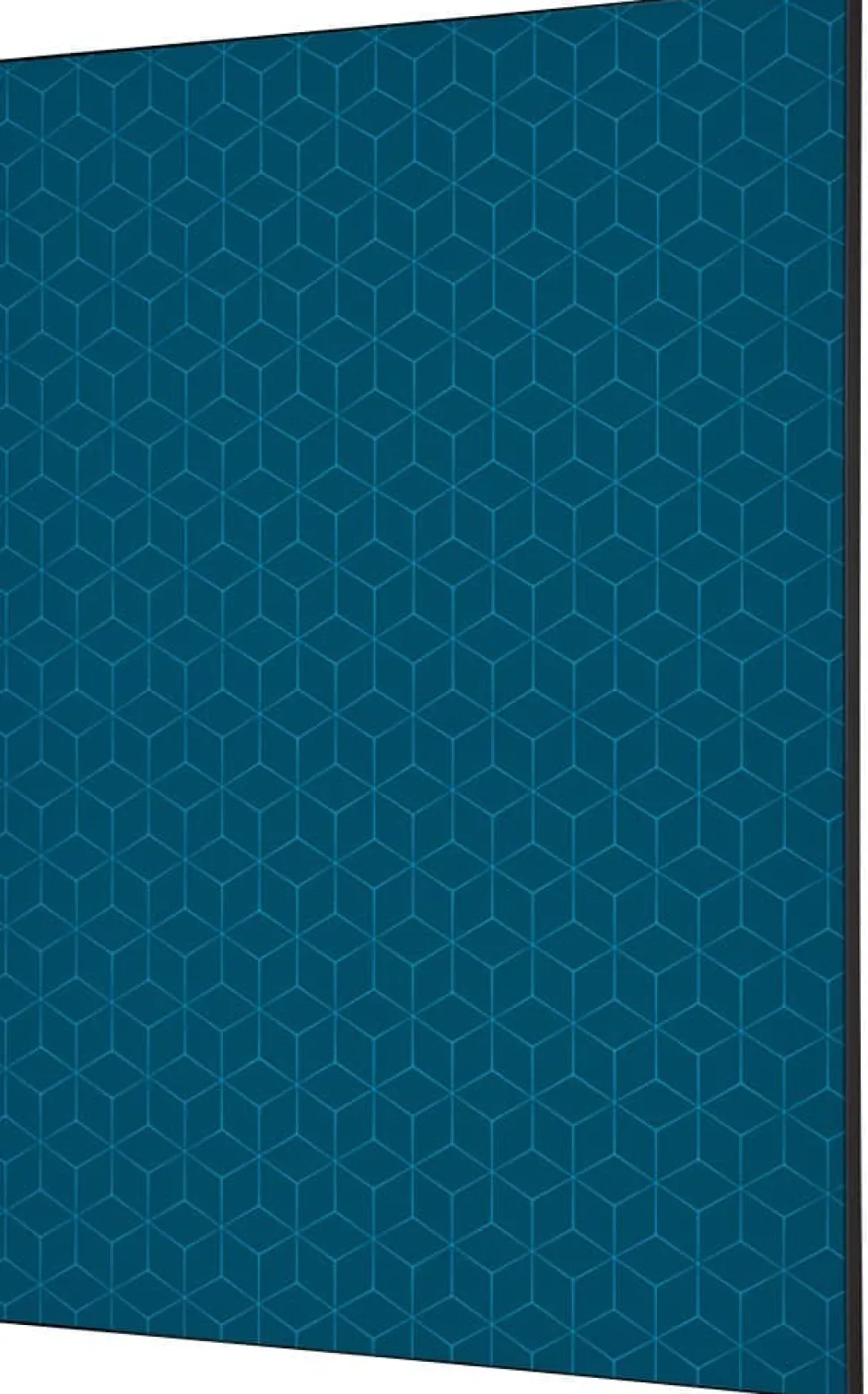 SHOWDOWN Hexagon Textielen Wanddecoratie Multikleur Aluminium