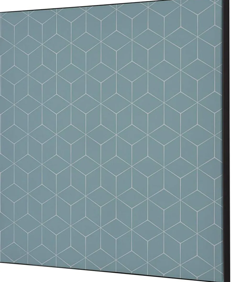 SHOWDOWN Hexagon Textielen Wanddecoratie Multikleur Aluminium