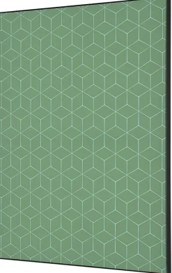 SHOWDOWN Hexagon Textielen Wanddecoratie Multikleur Aluminium