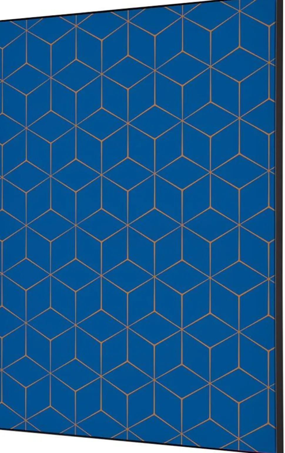 SHOWDOWN Hexagon Textielen Wanddecoratie Multikleur Aluminium