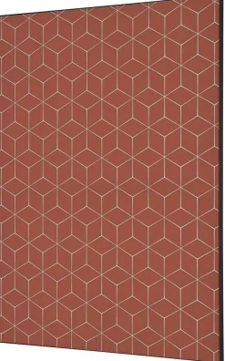 SHOWDOWN Hexagon Textielen Wanddecoratie Multikleur Aluminium