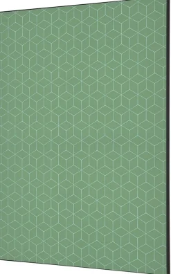 SHOWDOWN Hexagon Textielen Wanddecoratie Multikleur Aluminium