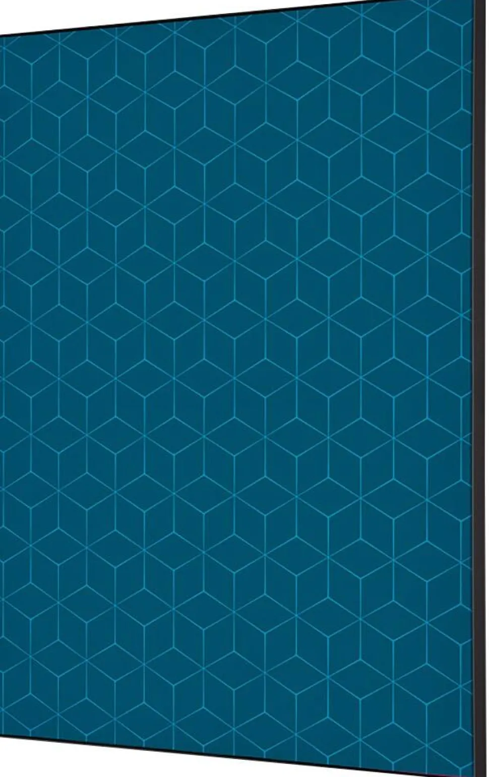 SHOWDOWN Hexagon Textielen Wanddecoratie Multikleur Aluminium