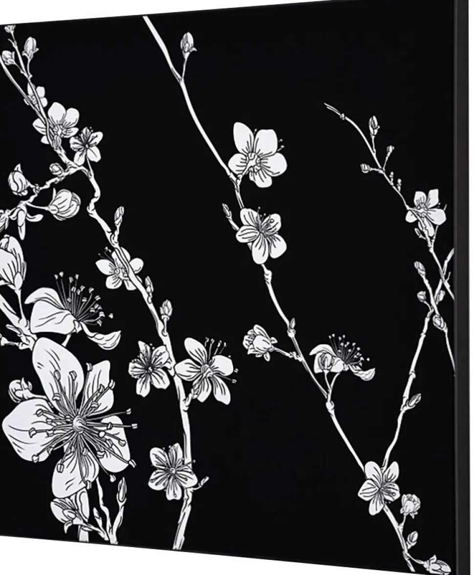 SHOWDOWN Japanese Blossom Textielen Wanddecoratie Multikleur Aluminium