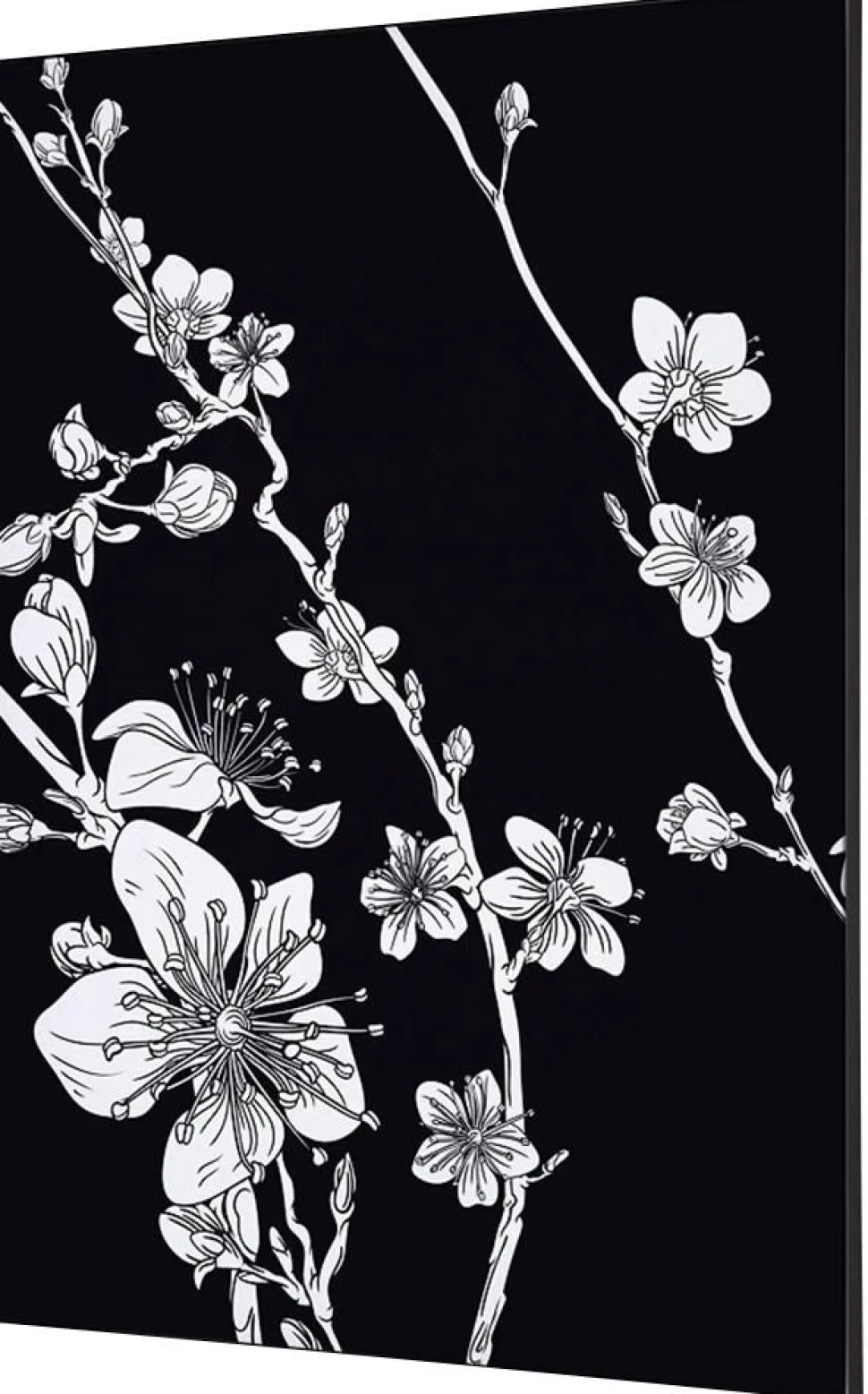 SHOWDOWN Japanese Blossom Textielen Wanddecoratie Multikleur Aluminium