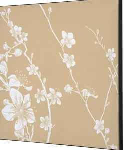 SHOWDOWN Japanese Blossom Textielen Wanddecoratie Multikleur Aluminium