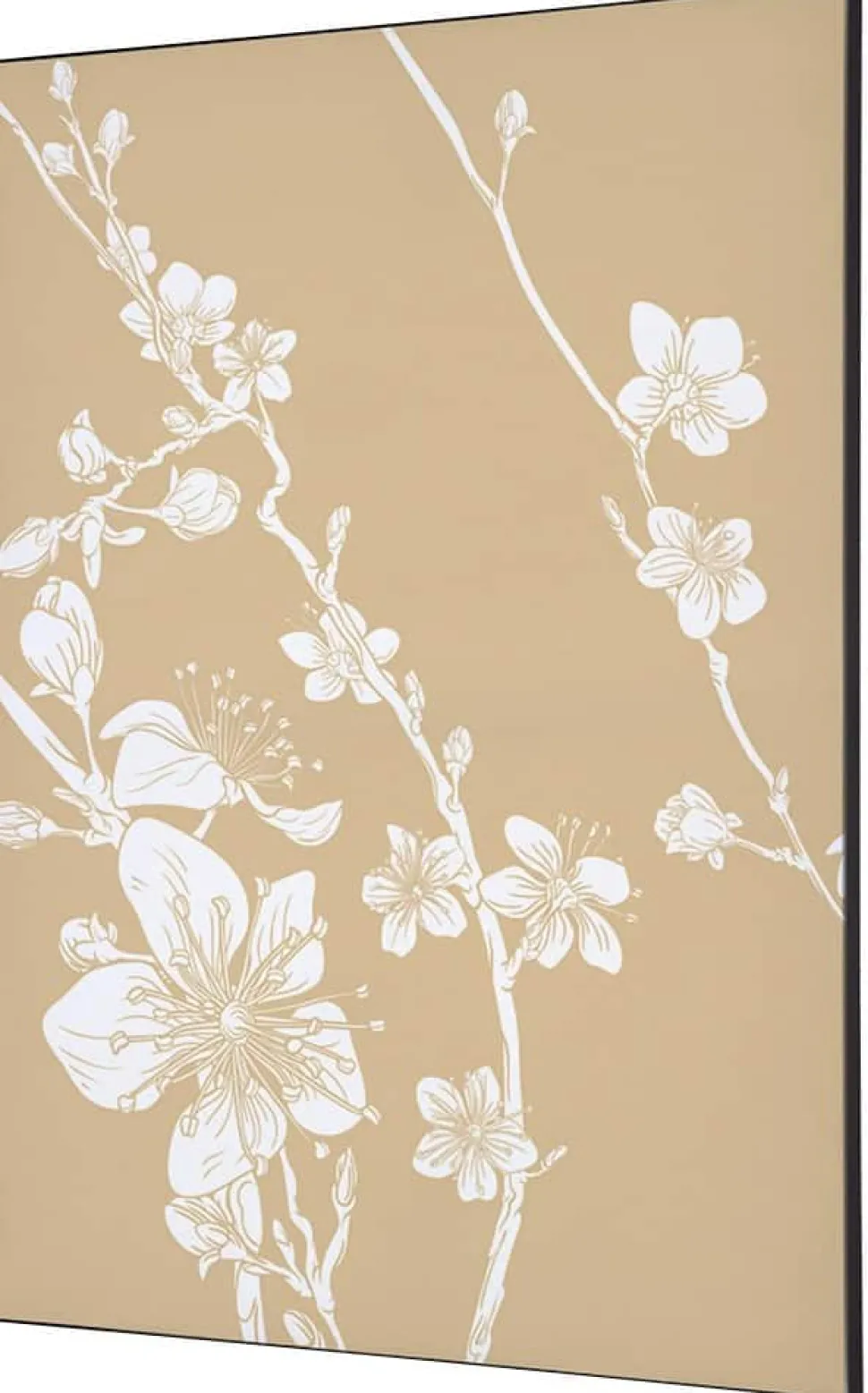 SHOWDOWN Japanese Blossom Textielen Wanddecoratie Multikleur Aluminium