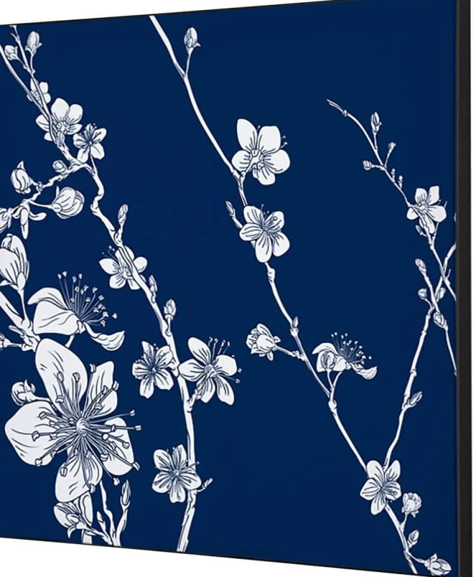 SHOWDOWN Japanese Blossom Textielen Wanddecoratie Multikleur Aluminium