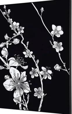 SHOWDOWN Japanese Blossom Textielen Wanddecoratie Multikleur Aluminium