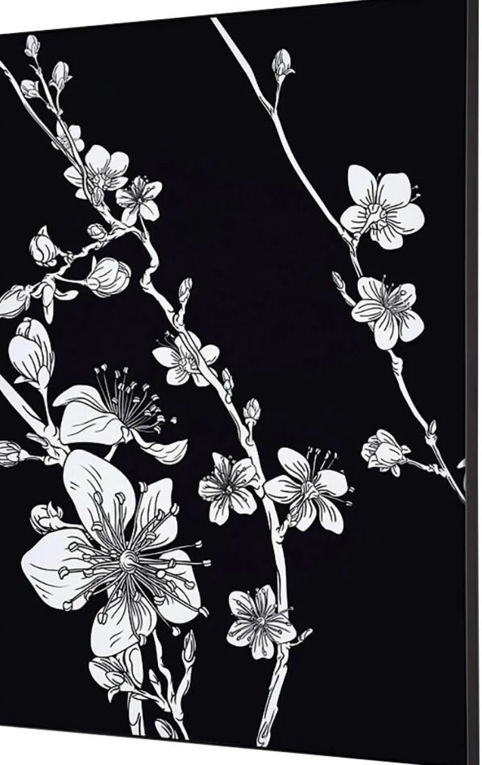 SHOWDOWN Japanese Blossom Textielen Wanddecoratie Multikleur Aluminium