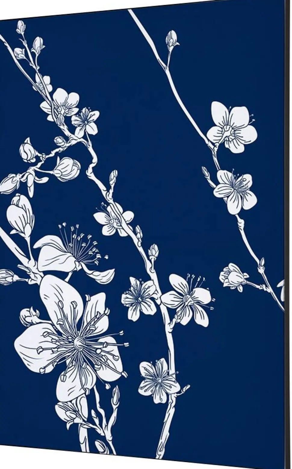 SHOWDOWN Japanese Blossom Textielen Wanddecoratie Multikleur Aluminium