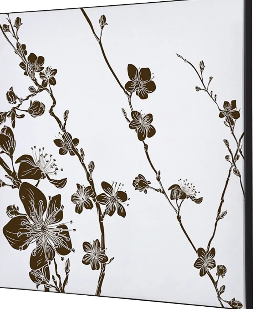 SHOWDOWN Japanese Blossom Textielen Wanddecoratie Multikleur Aluminium